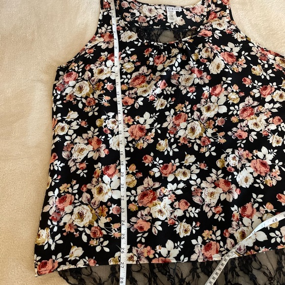 Libian Floral Sleeveless Top - Size 3X - Picture 9 of 10